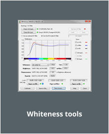 Whiteness tools
