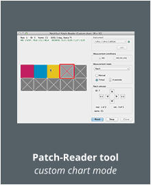 Patch-Reader tool custom chart mode