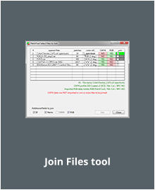 Join Files tool